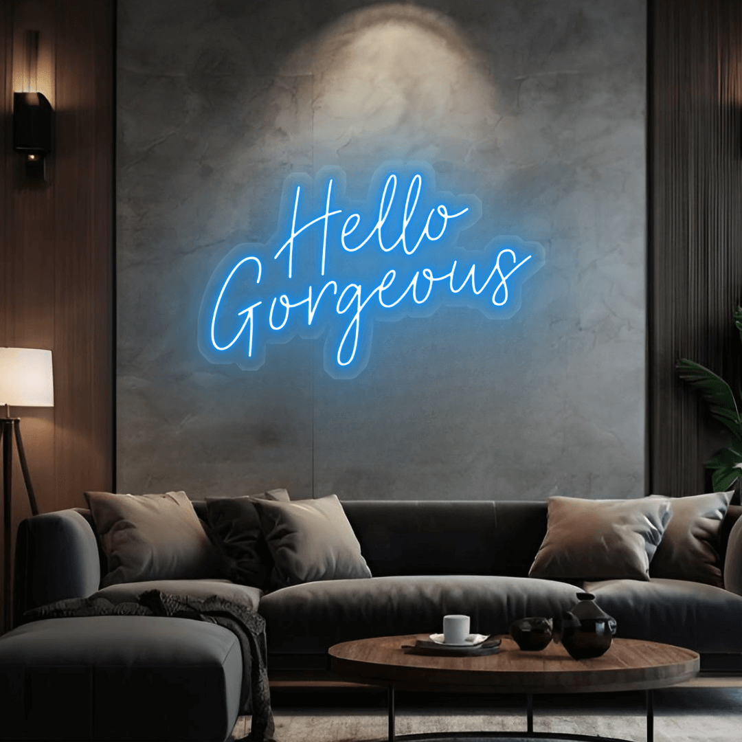Led Neonschild ''Hello Gorgeous''