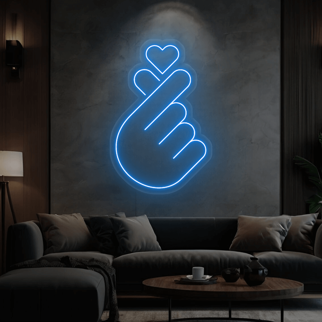 Led Neonschild ''Liebes Hand''