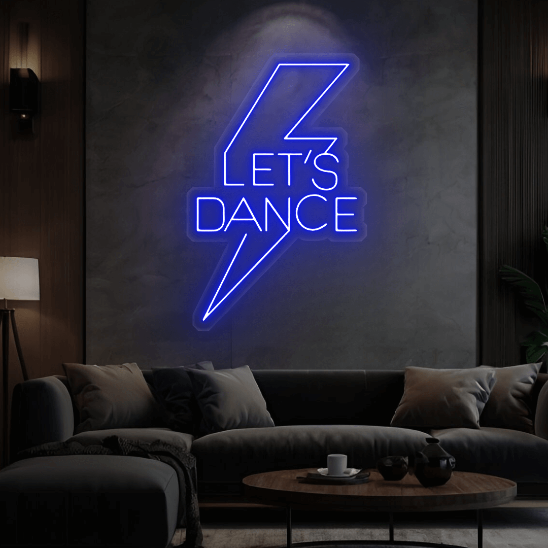 Led Neonschild ''Let's Dance''