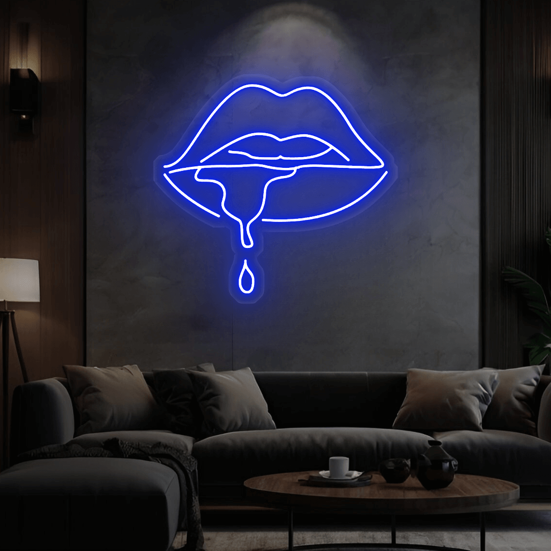 Led Neonschild ''Lippen''