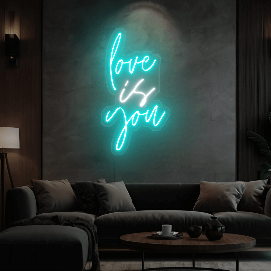 Led Neonschild ''Love is You''