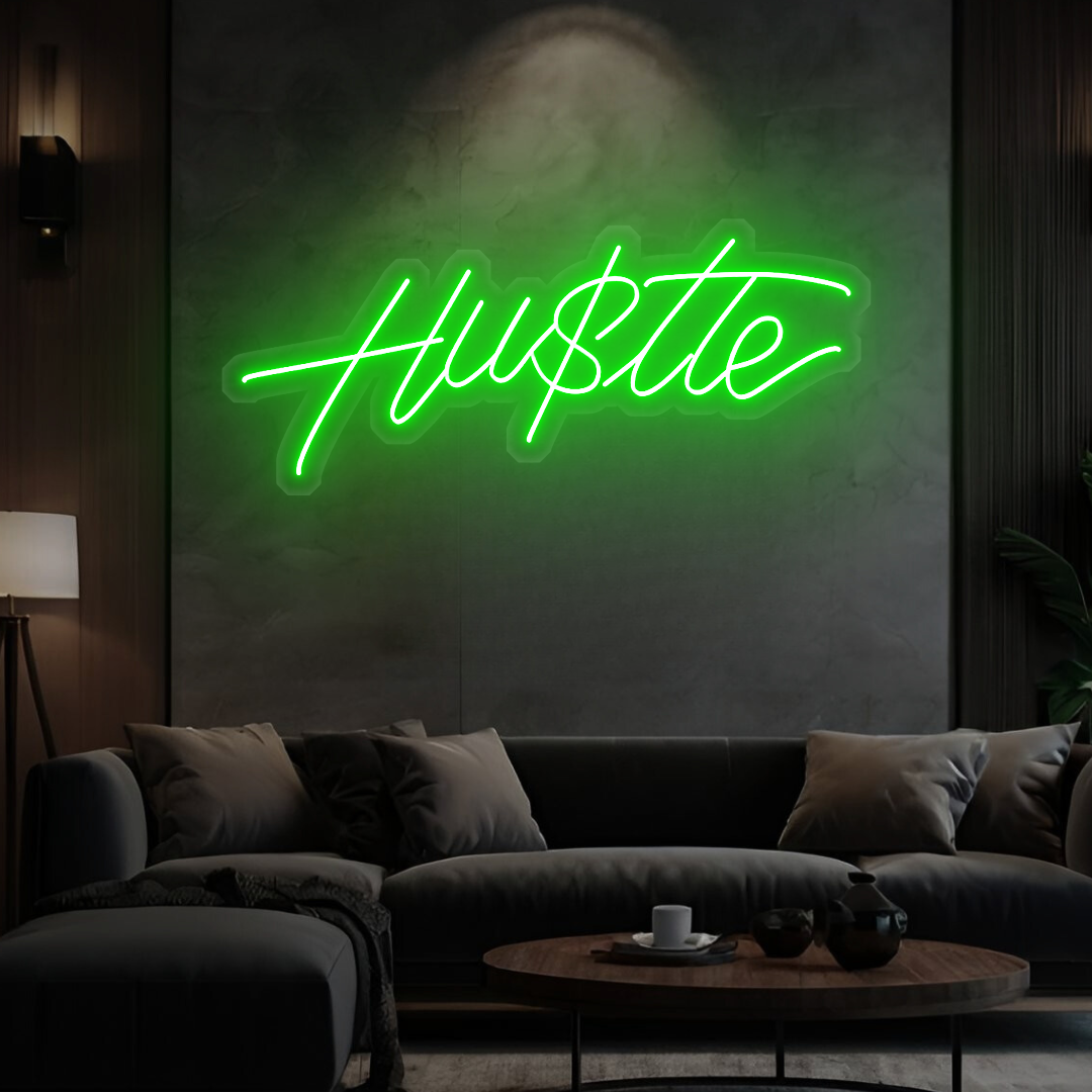 Led Neonschild ''Hustle''