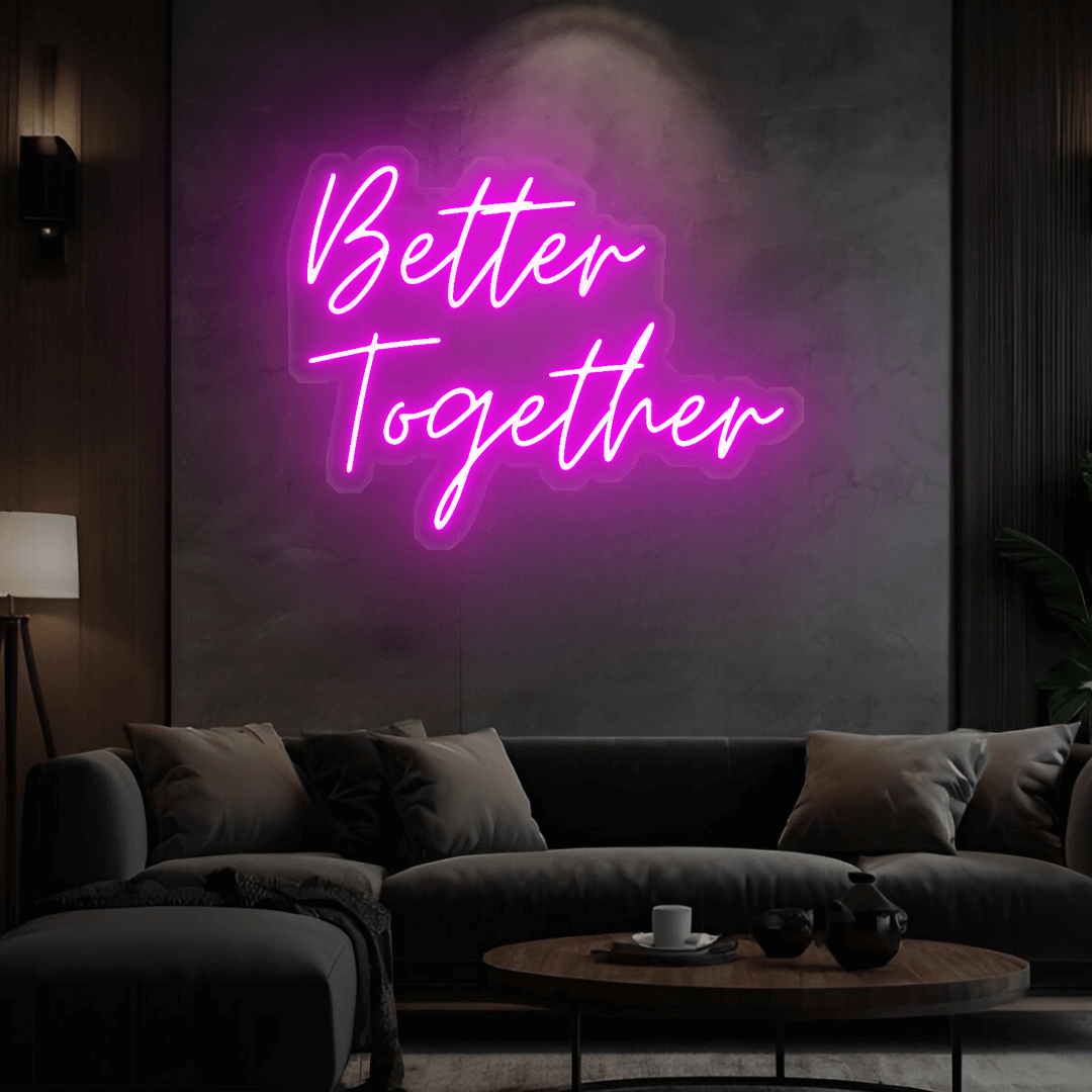 Led Neonschild ''Better Together''