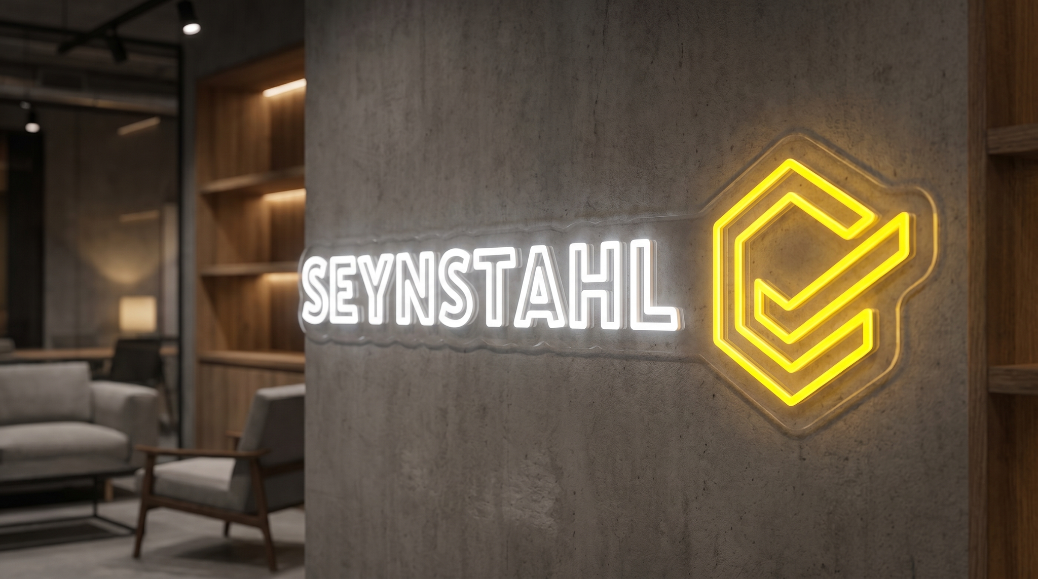 Individueller Neon-Eyecatcher für Adel