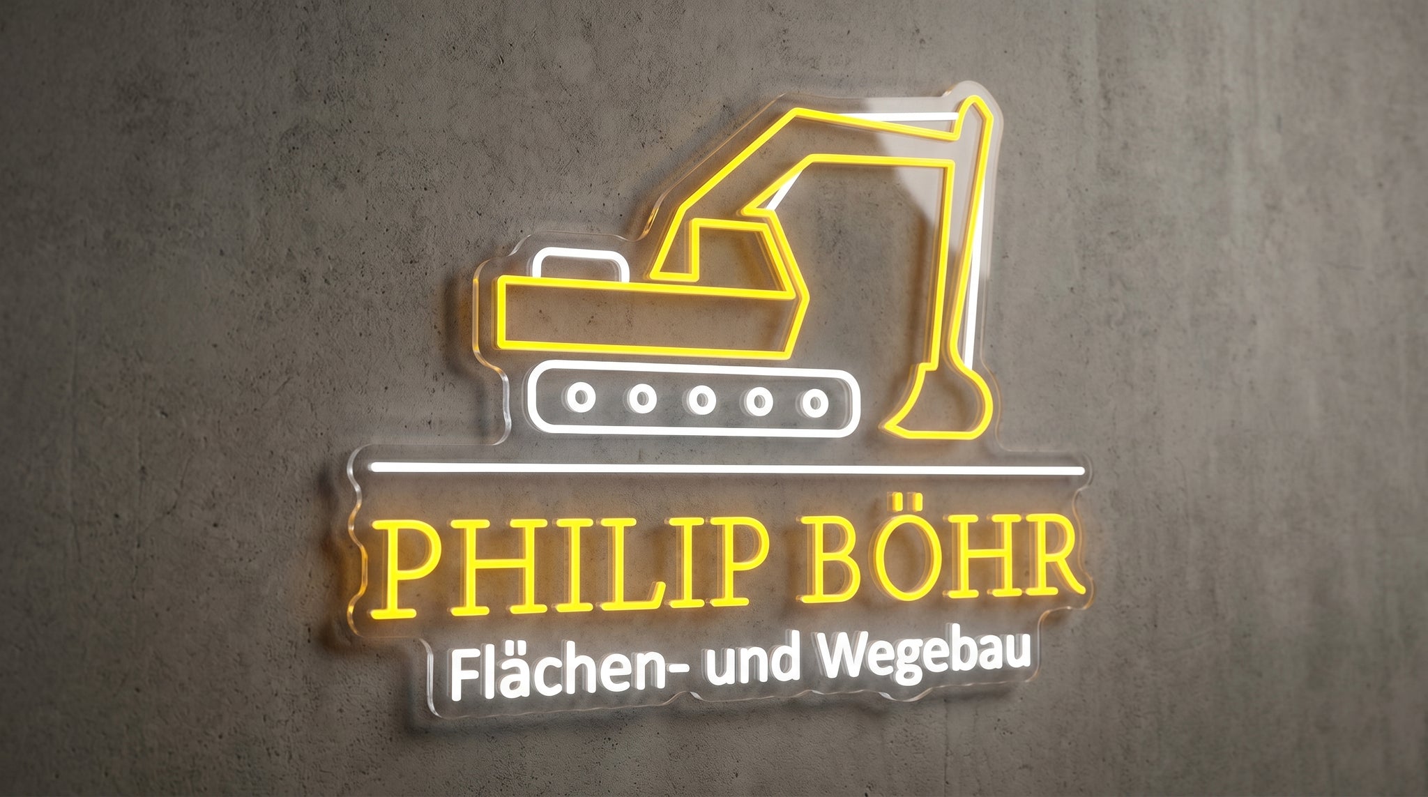 Individueller Neon-Eyecatcher für Patrick