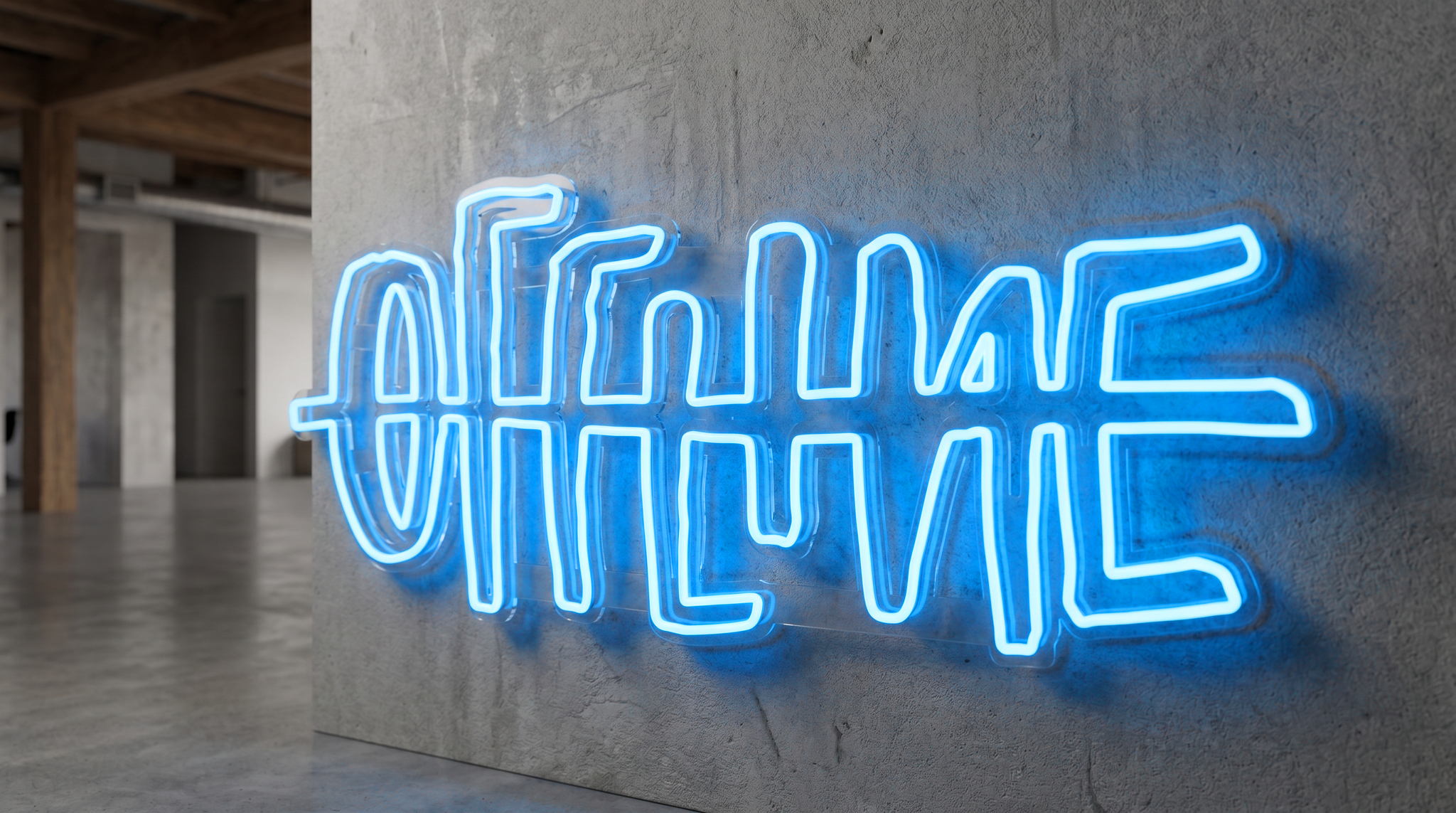 Individueller Neon-Eyecatcher für Jens