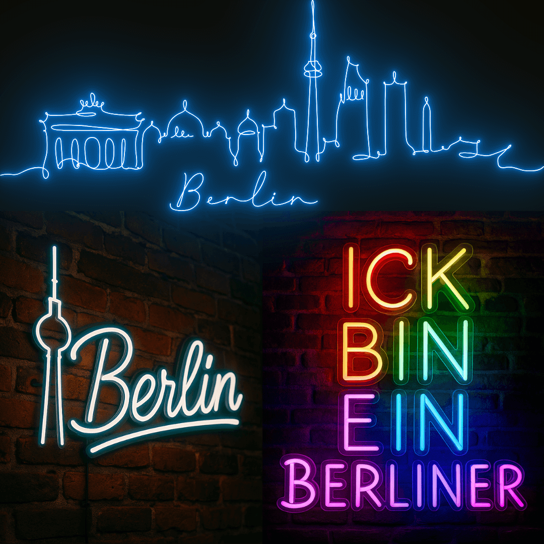 Neonsign Berlin – dein personalisierter LED-Schriftzug für stilvolle Sichtbarkeit