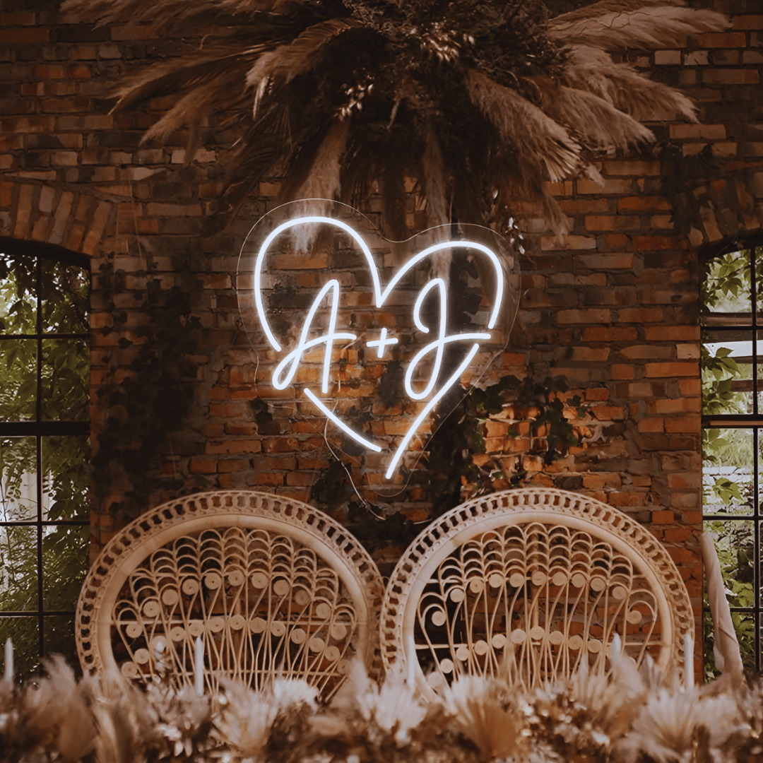 Neonschild Hochzeit – Neon Schriftzug & Leuchtschild Hochzeit