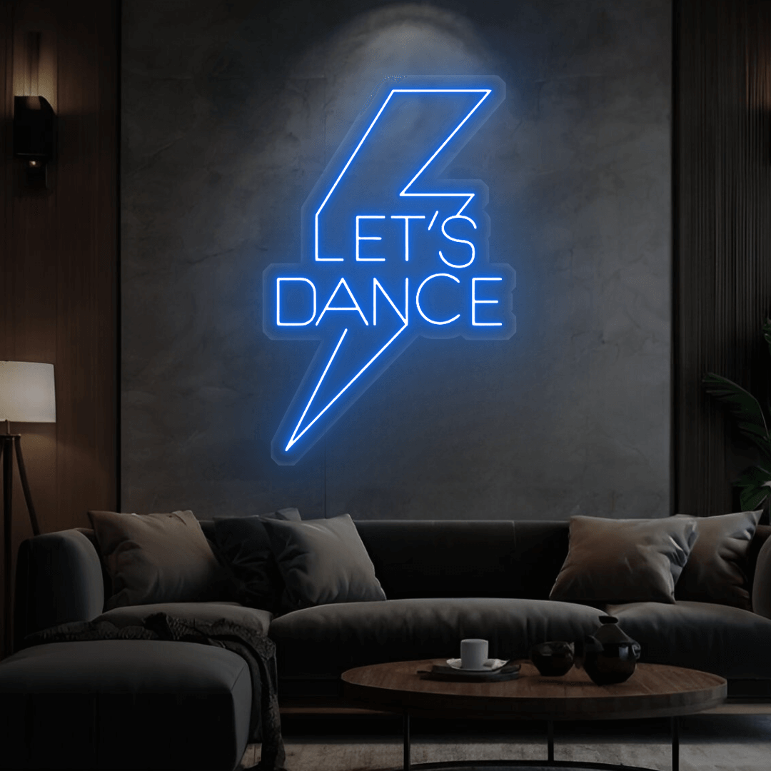 Led neonbord ''Let's Dance''