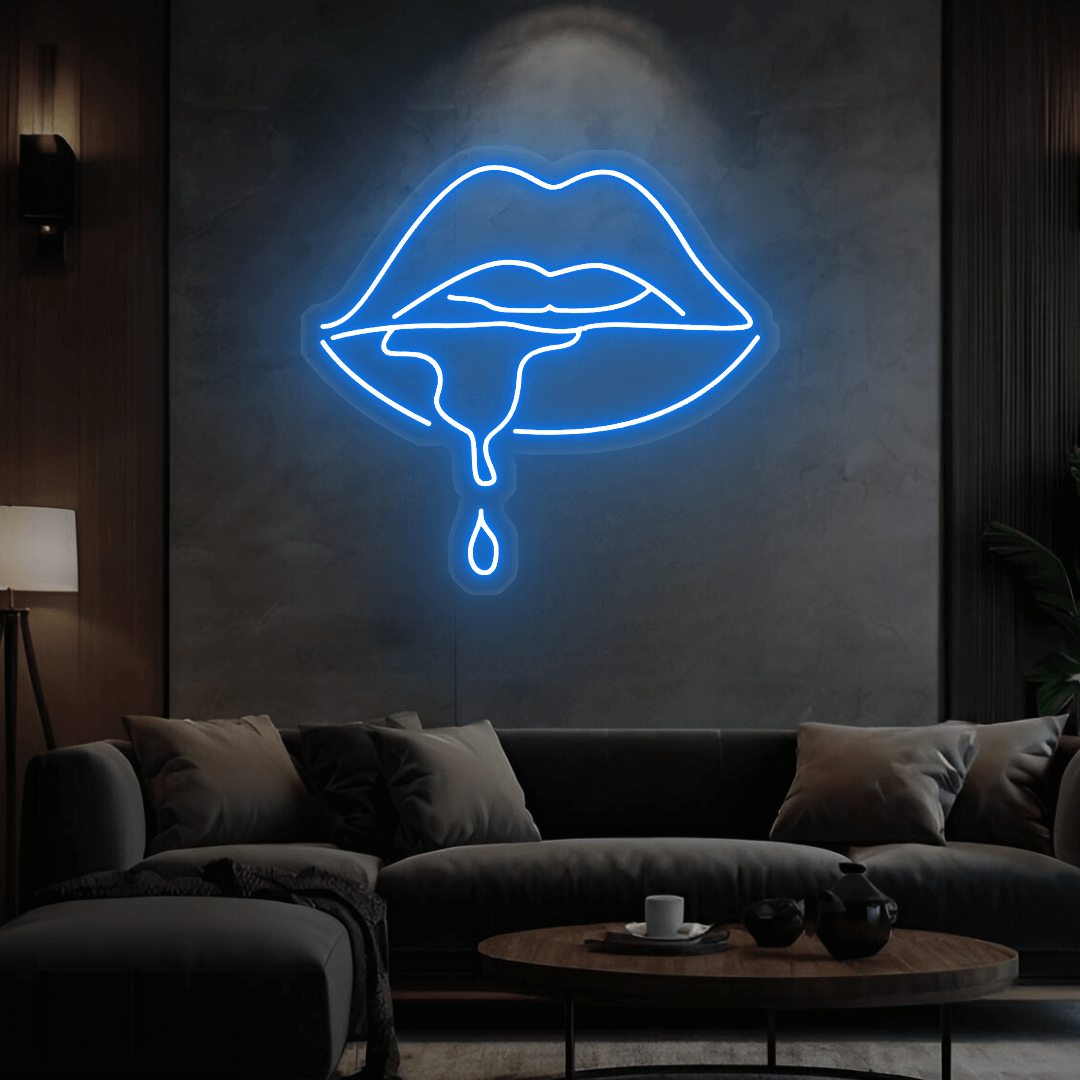Led neonbord ''Lippen''