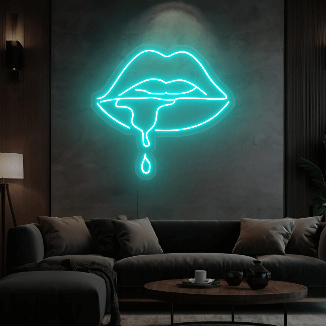 Led Neonschild ''Lippen''