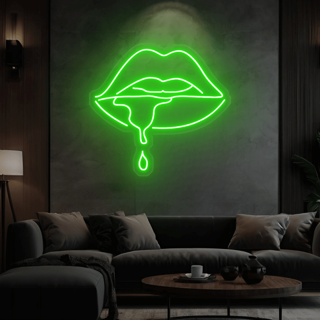 Led Neonschild ''Lippen''