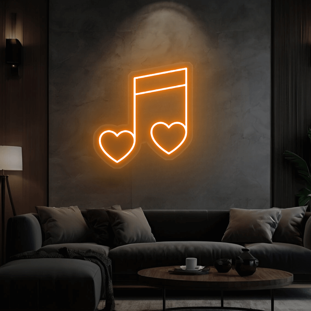 Led neonbord ''Love Music'' 