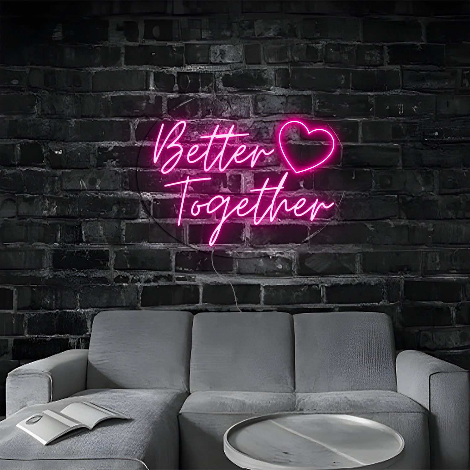 Led Neonschild ''Better Together''