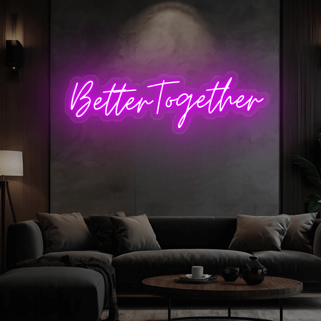 Led neonbord ''Better Together#2''