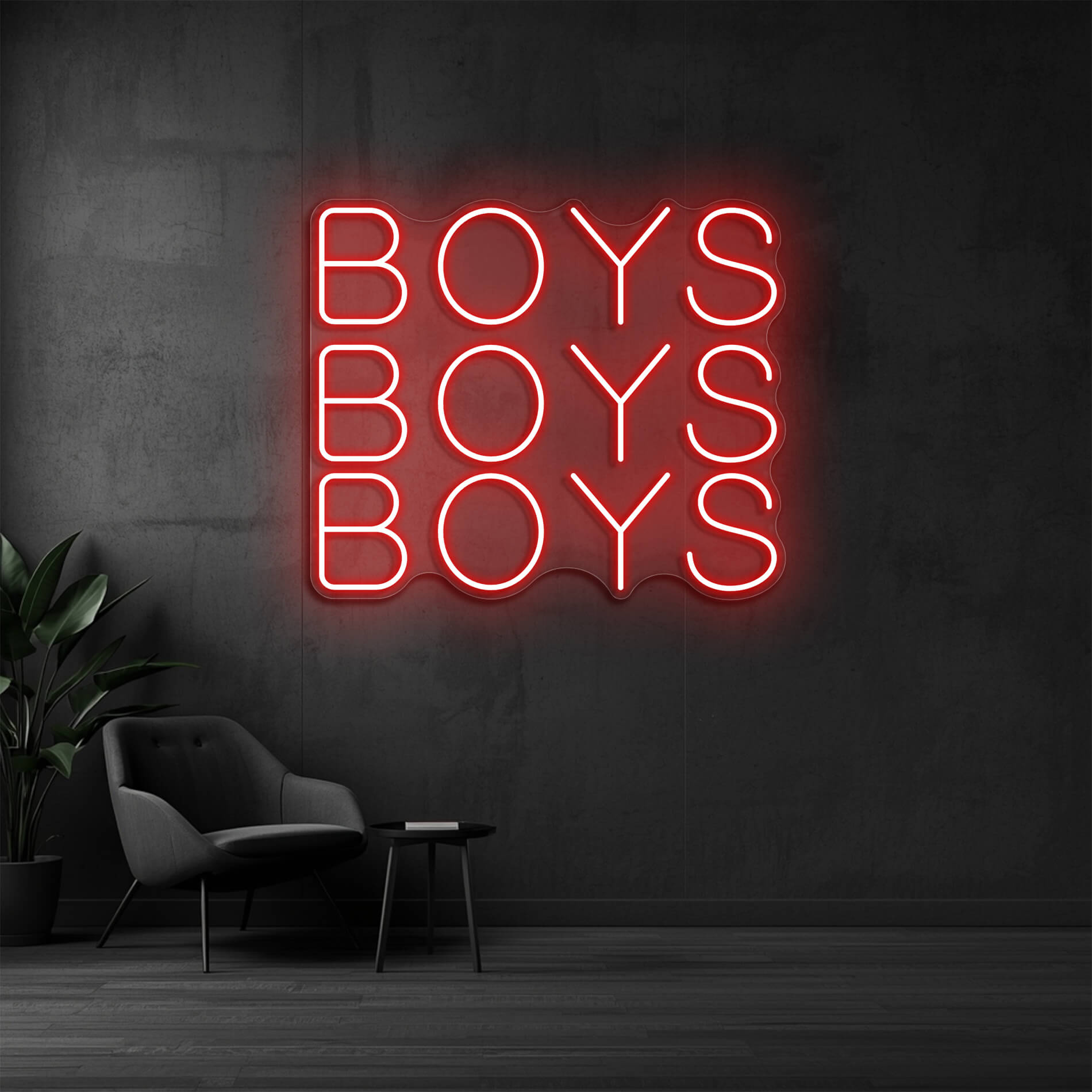 Led Neon Schild Jungs