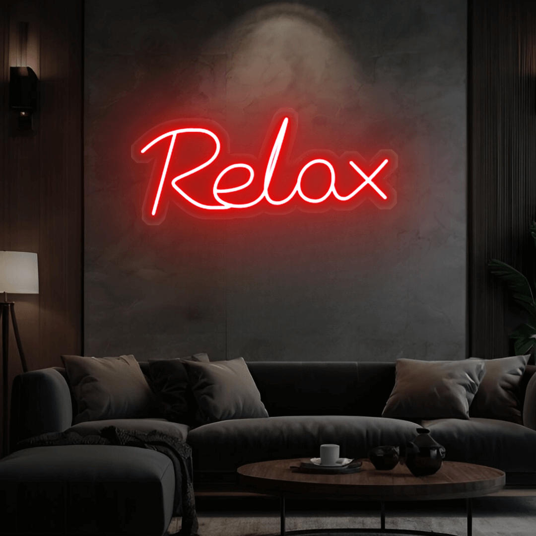 Led Neonschild ''Relax''