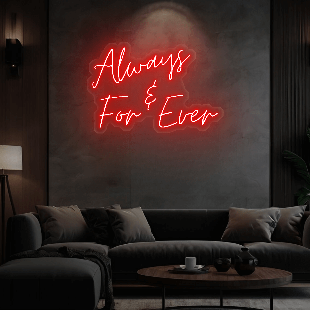 Led Neon Sign ''Altijd & Voor Altijd'' 