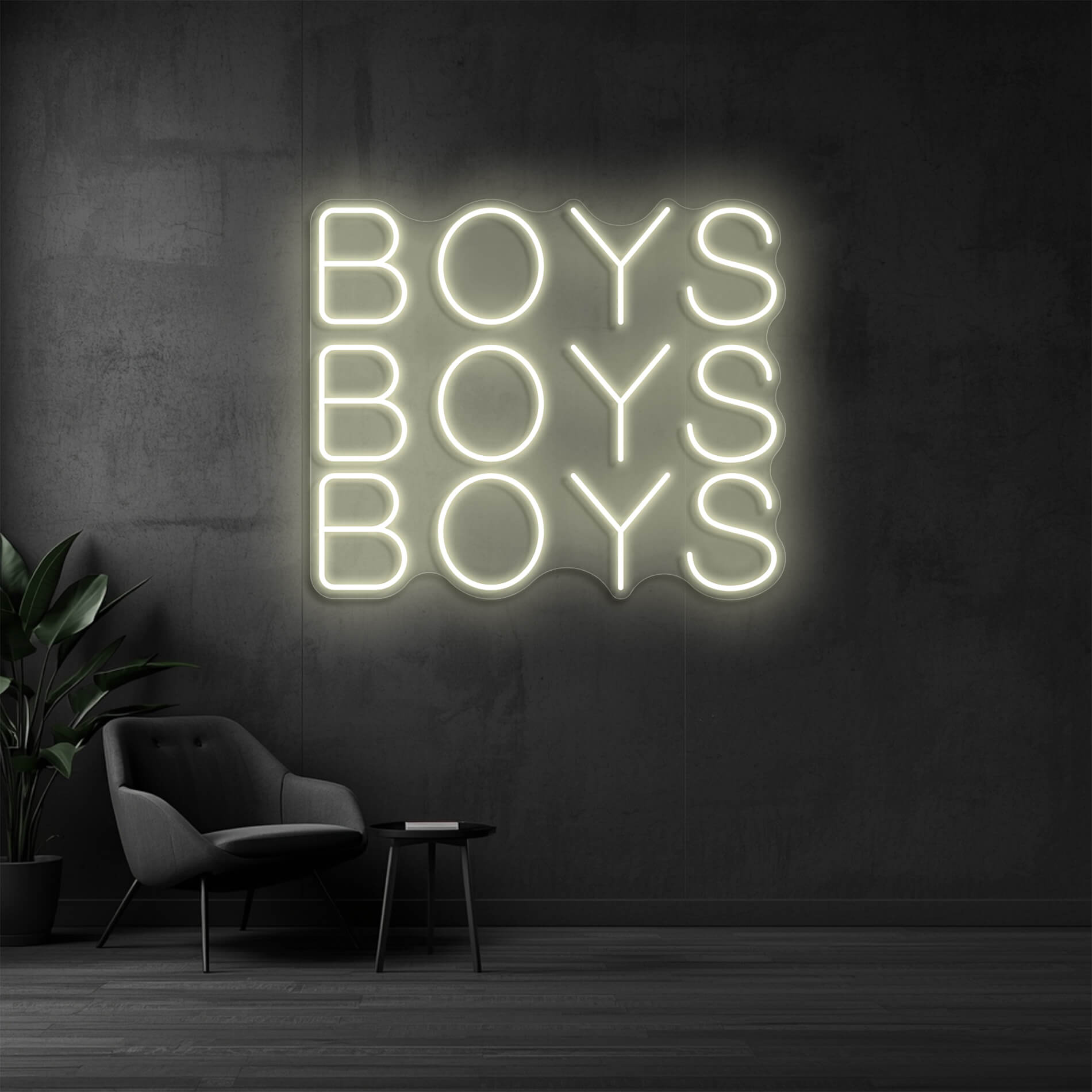 Led Neon Schild Jungs