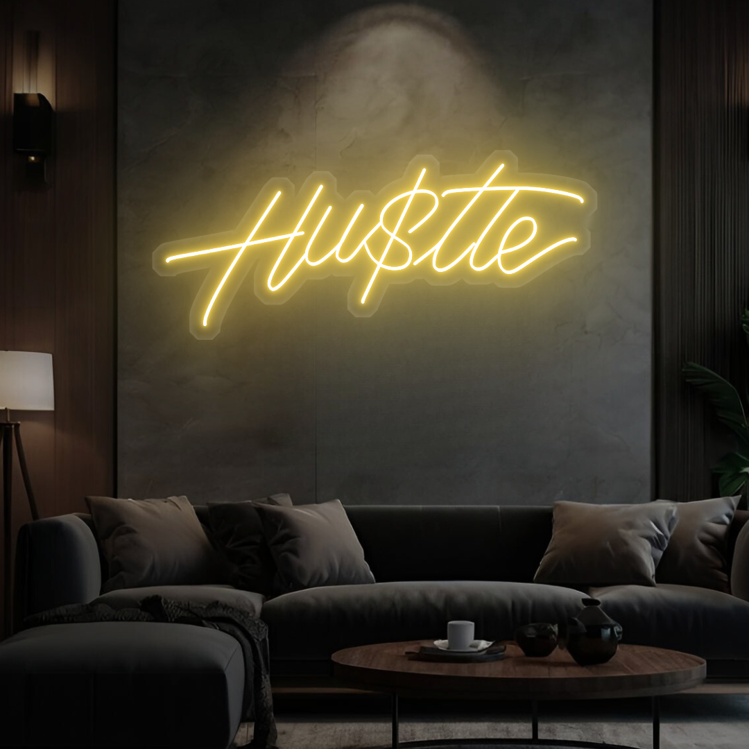Led neonbord ''Hustle'' 