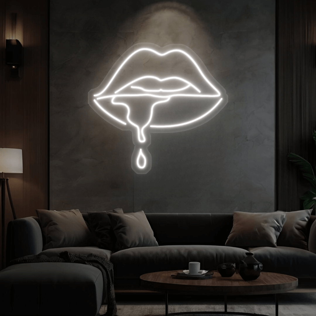 Led Neonschild ''Lippen''