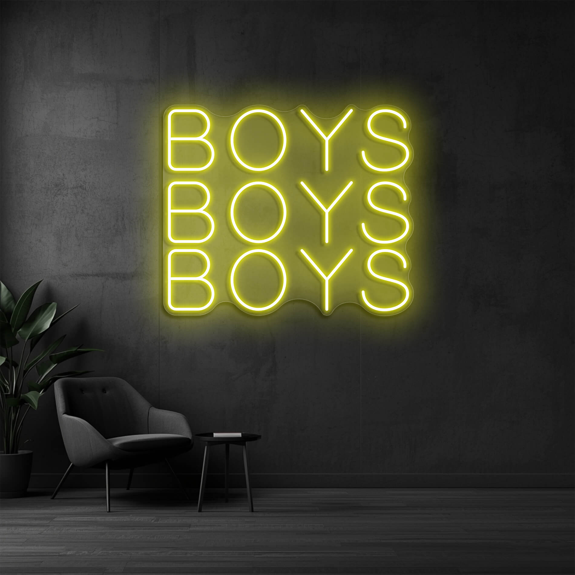 Led Neon Schild Jungs