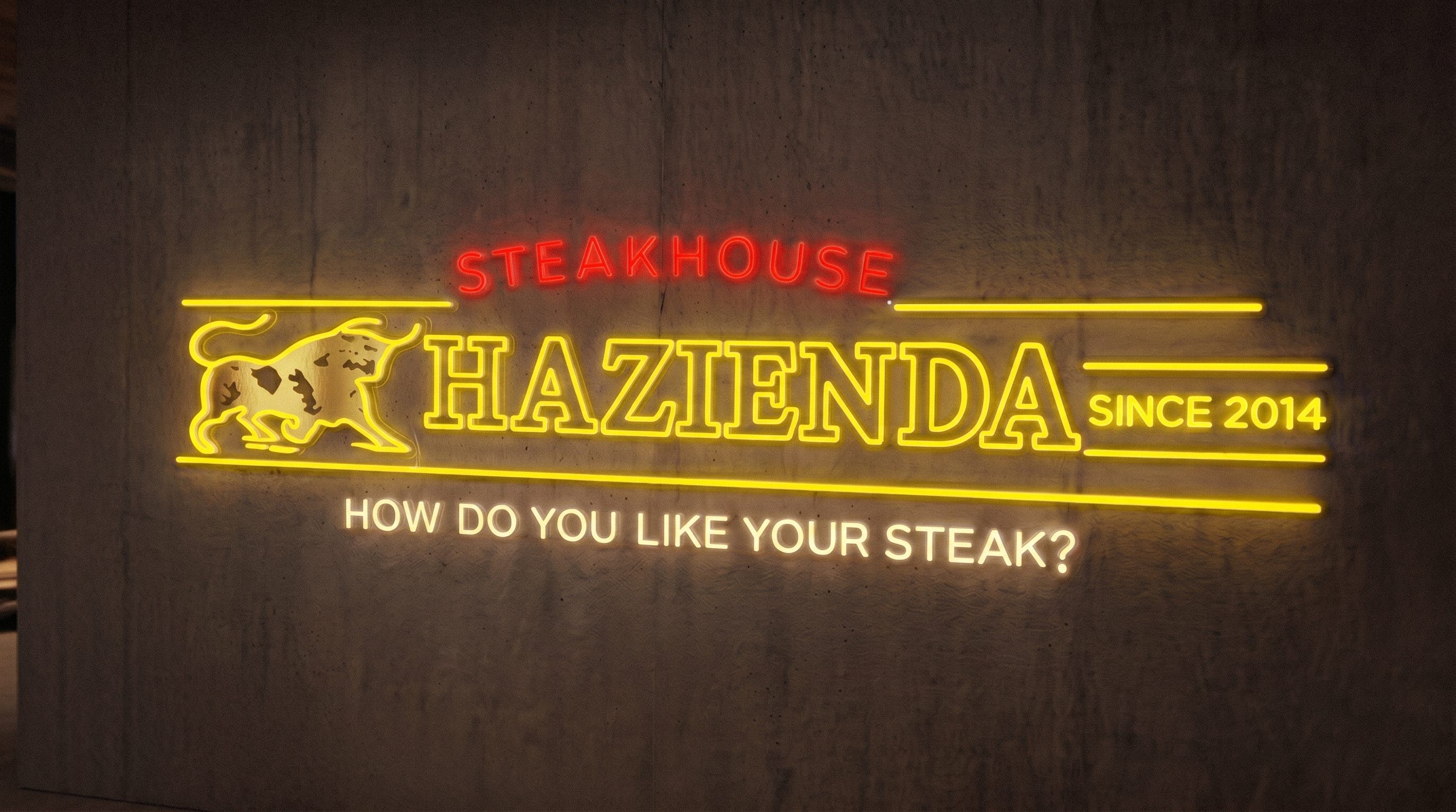 Individuelle Logoanfrage für Steakhouse Hazienda