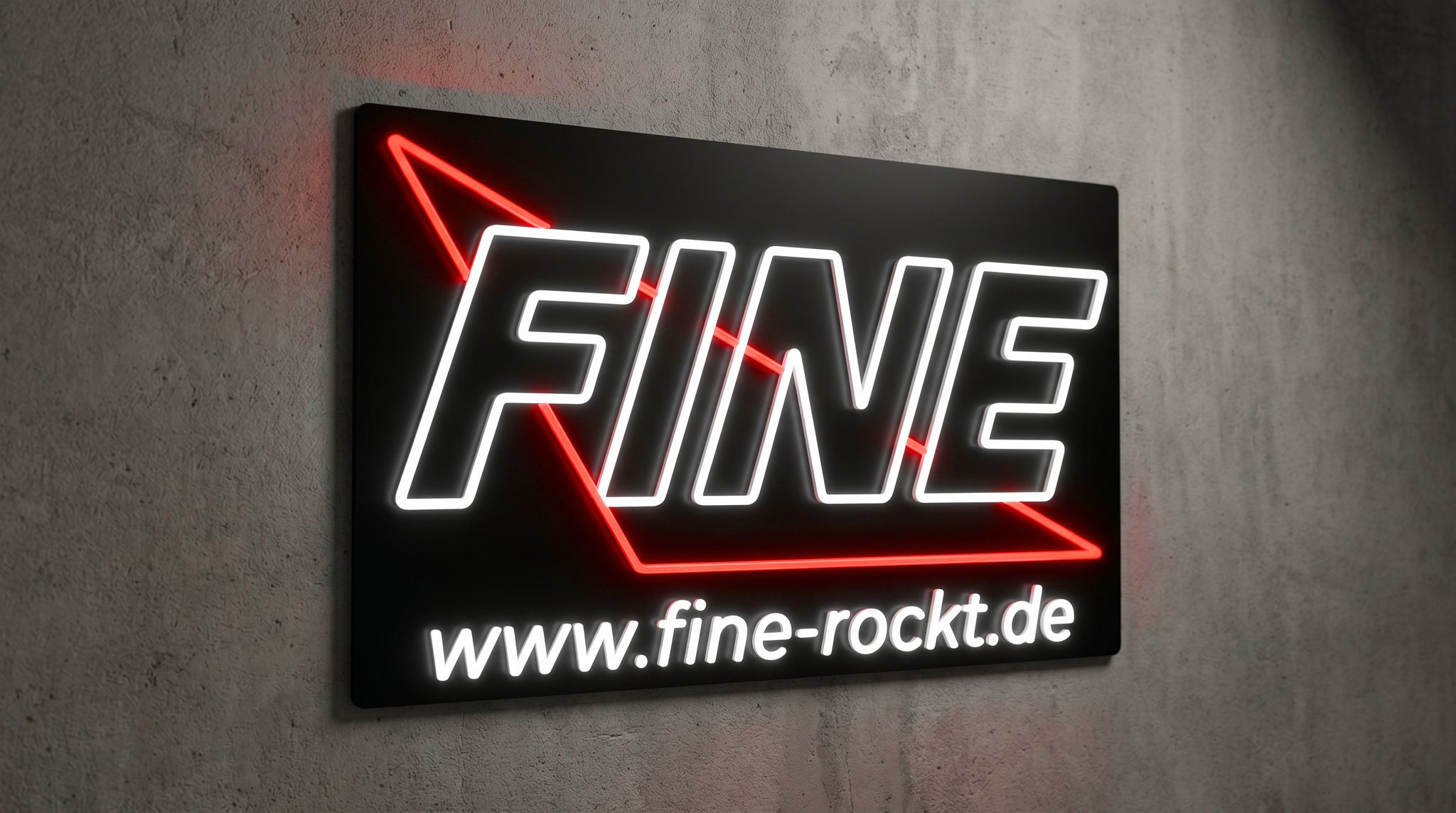 Individueller Neon-Eyecatcher für Wolfgang