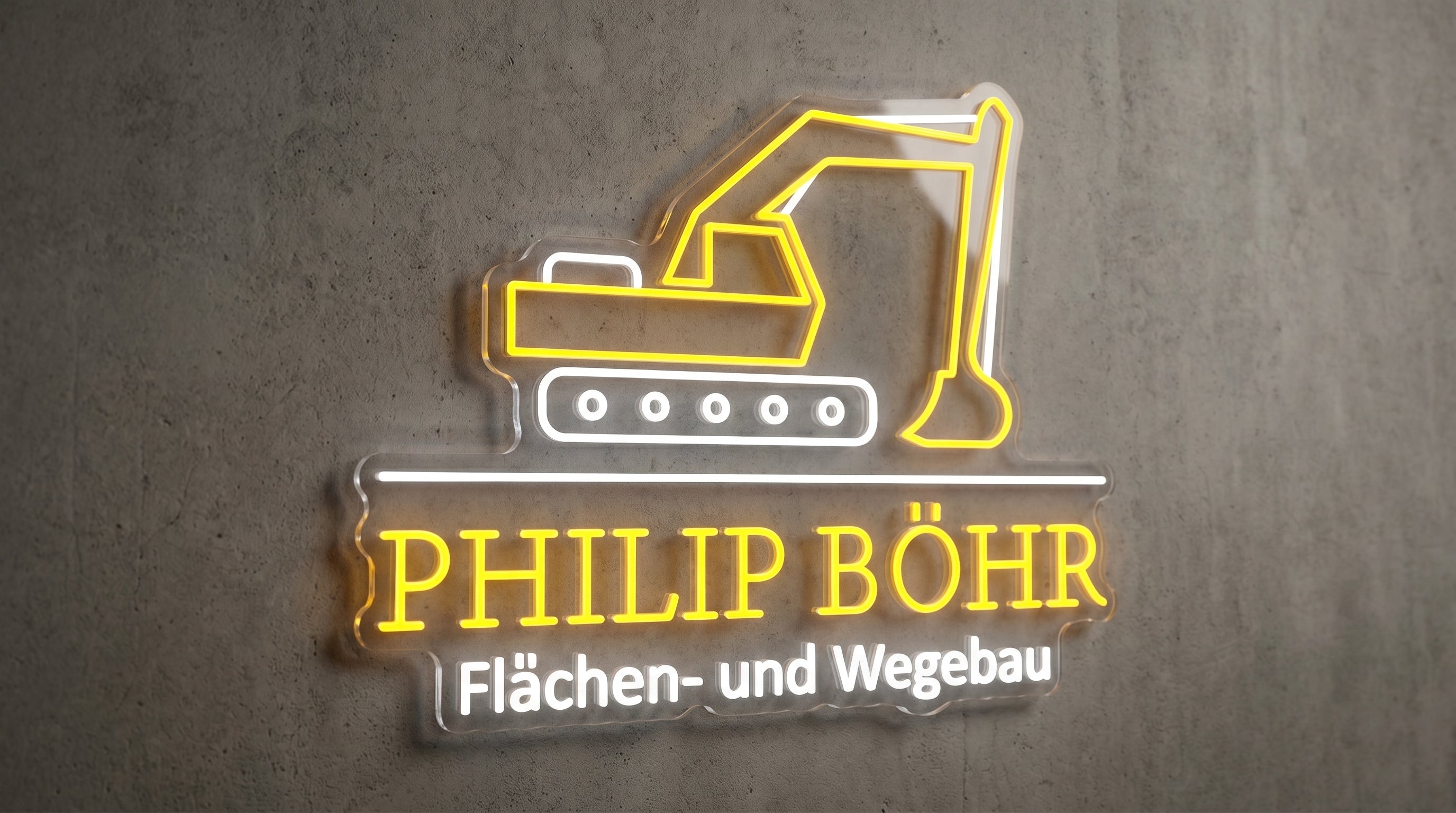 Individueller Neon-Eyecatcher für Patrick