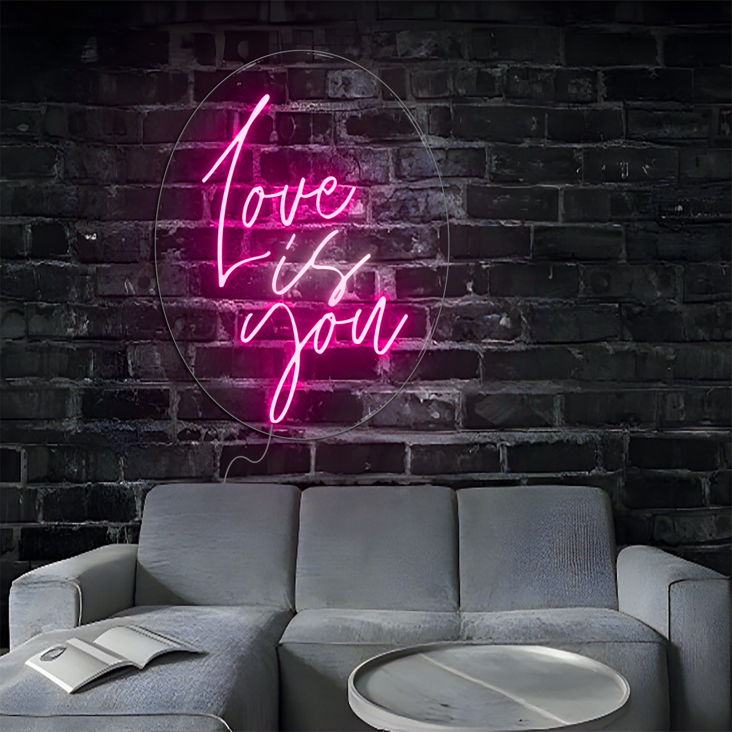 Led Neonschild ''Love is You''